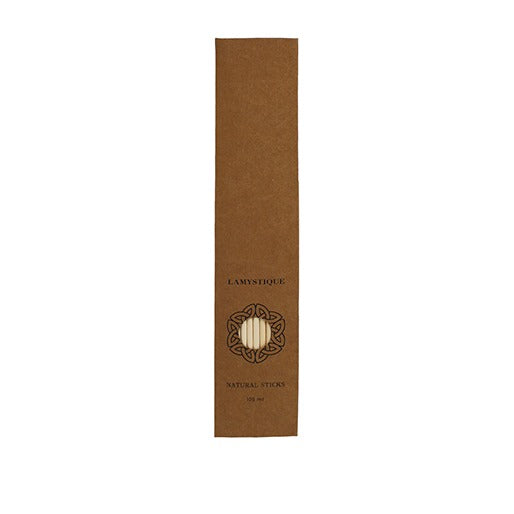 LaMystique, midollini in fibra naturale colore naturale, 24 cm, confezione da 6 pz