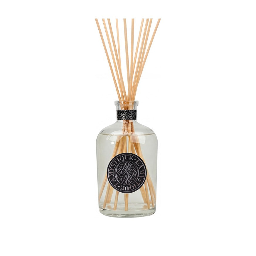 LaMystique, diffusore a osmosi in vetro trasparente, fragranza Cocco e Mandorla, 3 l