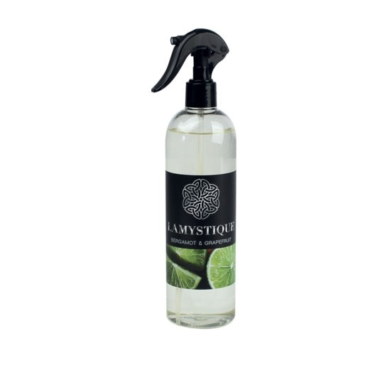 LaMystique, profumatore spray ambiente e tessuti, Bergamotto & Pompelmo, 500 ml