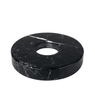 LaMystique, tappo in marmo nero, diam. 12 x h 2 cm