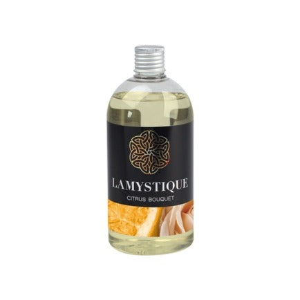 LaMystique, refill per diffusore a osmosi, fragranza Citrus Bouquet, 500 ml