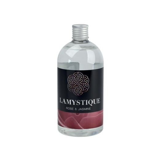 LaMystique, ricarica per diffusore a osmosi, fragranza Rosa e Gelsomino, 500 ml