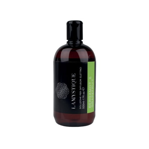 LaMystique, soluzione per diffusore elettrico a ultrasuoni, fragranza Bergamotto e Pompelmo, 500 ml