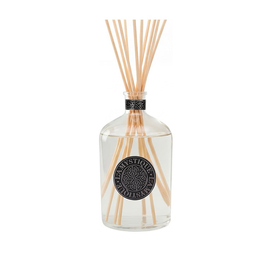 LaMystique: diffusore a osmosi in vetro trasparente, fragranza Fiori di Cotone, 5 lt.