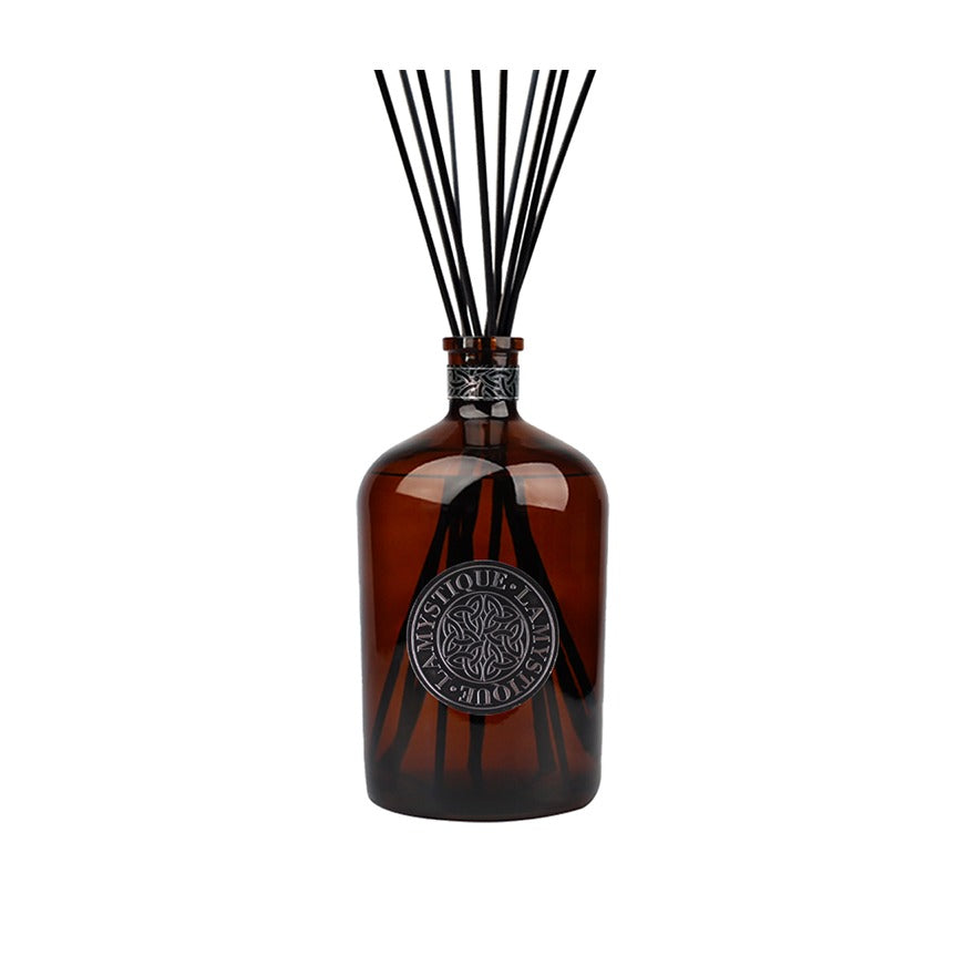 LaMystique, diffusore a osmosi in vetro brunito, fragranza Nobile, 5 lt.