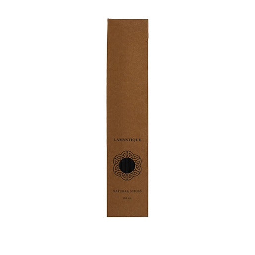 LaMystique, midollini in fibra naturale colore nero, 24 cm, confezione da 6 pz