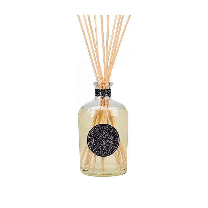 LaMystique, diffusore a osmosi in vetro trasparente, fragranza Citrus Bouquet, 3 l