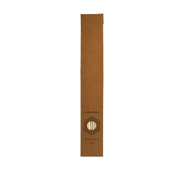 LaMystique, midollini in fibra naturale colore naturale, 34 cm, confezione da 10 pz