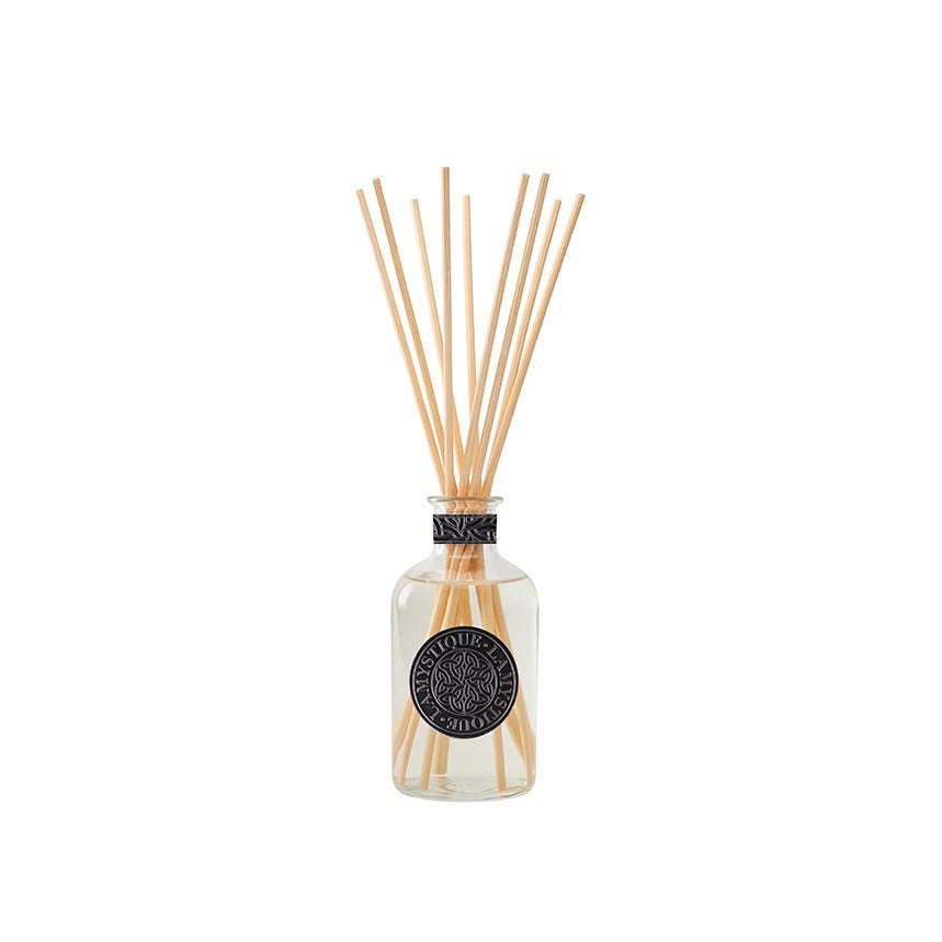 LaMystique, diffusore a osmosi in vetro trasparente, fragranza Bergamotto e Pompelmo, 500 ml