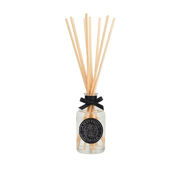 LaMystique, diffusore a osmosi in vetro trasparente, fragranza Fiori di Cotone, 100 ml.