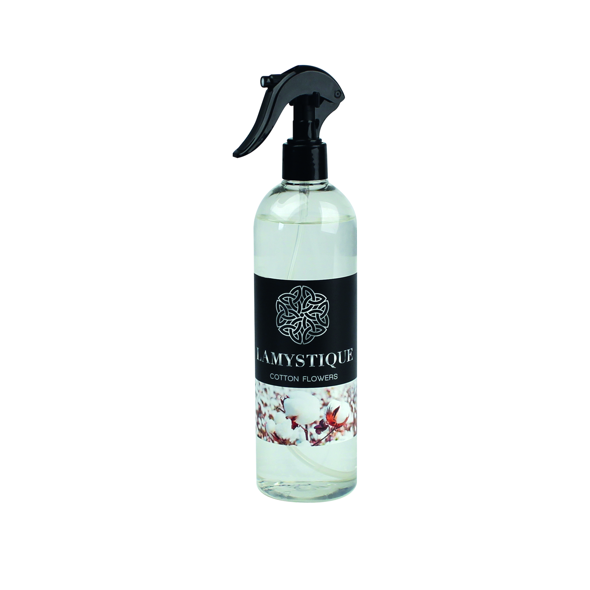 LaMystique, profumatore spray d'ambiente e tessuti, fragranza Fiori di Cotone, 500 ml
