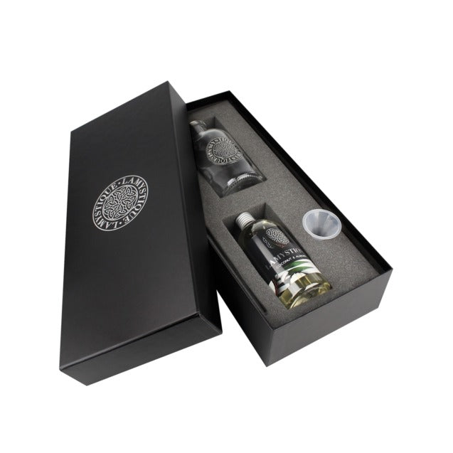 Lamystique, gift box per diffusore d'ambiente, fragranza Cocco e Mandorla, 500 ml