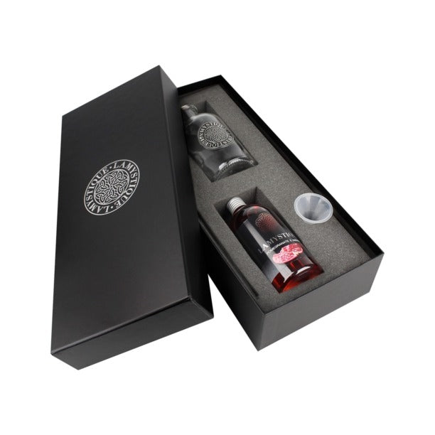 Lamystique, gift box per diffusore d'ambiente, fragranza Melograno e Mango, 500 ml