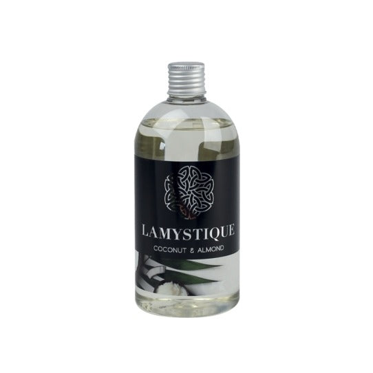 LaMystique, refill per diffusore a osmosi, fragranza Cocco &Mandorla, 500 ml