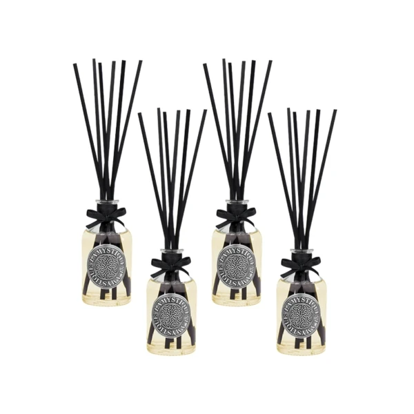 MYS4OV4.jpg Packaging of 4 room diffusers, Orange flowers & Vanilla fragrance, 100 ml