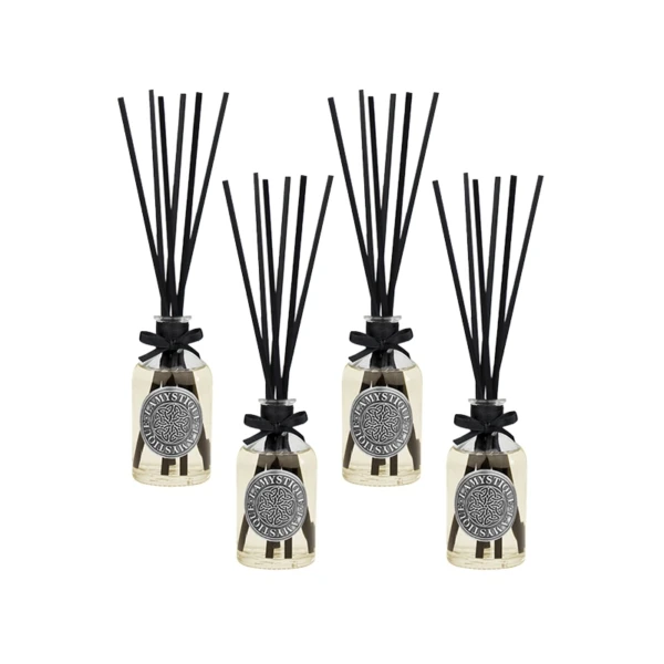 MYS4VM4.jpg Packaging of 4 room diffusers, Vanilla & Mandarin fragrance, 100 ml