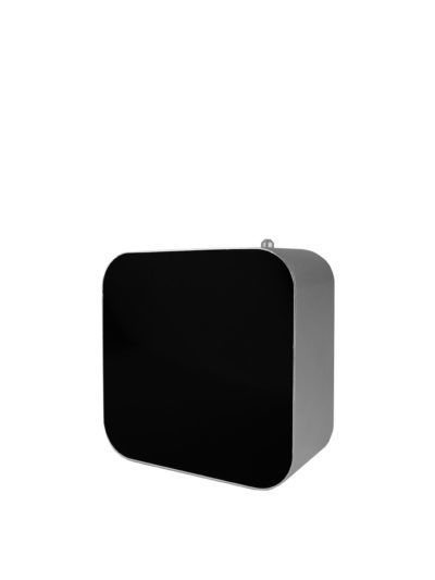 Electric ultrasonic diffuser in alluminium with removable black acrylic panel